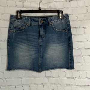 Only True ‘n’ Blue Mini Denim Jean Skirt SZ XS